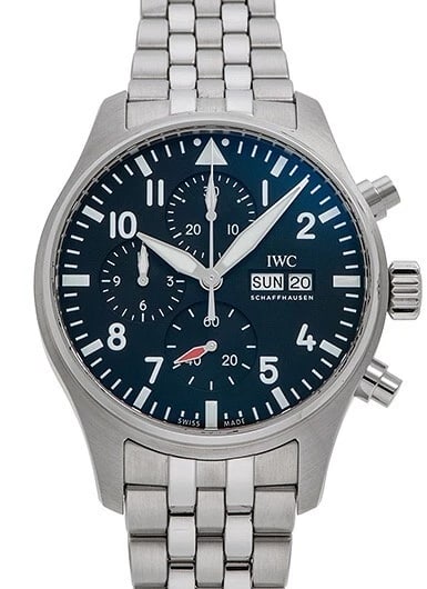 IWC PILOT'S WATCH CHRONOGRAPH BLACK NEW WATCH (1 of 2)