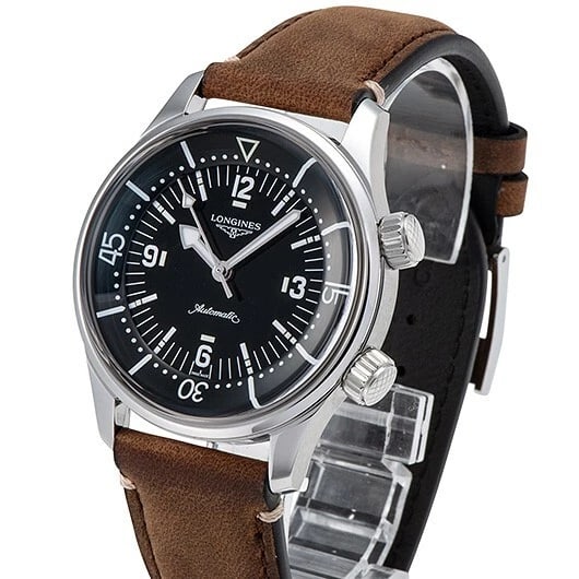 LONGINES LEGEND DIVER BLACK NEW WATCH - 2