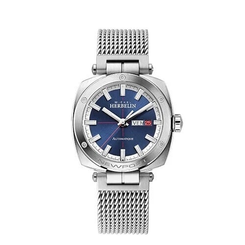 MICHEL HERBELIN AT BRACELET WATCH: MICHEL HERBELIN AT Bracelet Watch Brand: Michel Herbelin Type/Style: Wristwatch Material: SS Color: Dial Color Blue Size: Case Size: 42mm Accessories: None Accessories Notice: When purchasing