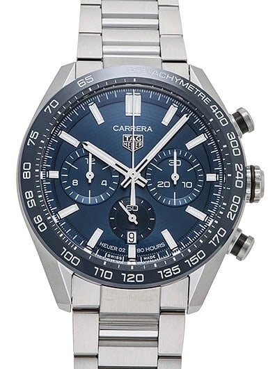 TAG HEUER CARRERA SPORT CHRONOGRAPH CALIBRE HEUER BLUE NEW WATCH: TAG Heuer Carrera Sport Chronograph Calibre Heuer Blue New Watch Brand: TAG Heuer Type/Style: Wristwatch Material: SS Color: Dial Color Blue Size: Case Size: 44mm Accessories: None Accessories