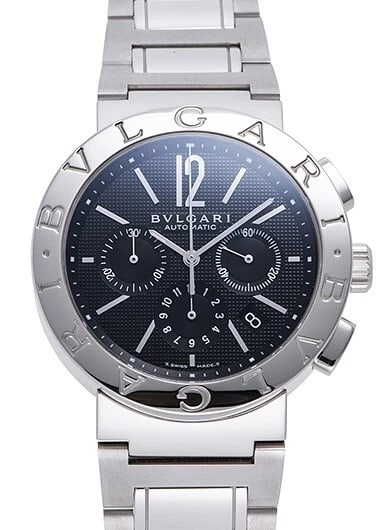 BVLGARI BVLGARI CHRONOGRAPH BLACK NEW WATCH: BVLGARI BVLGARI Chronograph Black New Watch Brand: Bvlgari Type/Style: Wristwatch Material: SS Color: Dial Color Black Size: Case Size: 42mm Accessories: None Accessories Notice: When purchasing