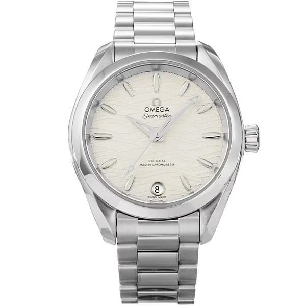 OMEGA SEAMASTER AQUA TERRA COAXIAL MASTER WATCH: OMEGA Seamaster Aqua Terra Coaxial Master Watch Brand: OMEGA Type/Style: Wristwatch Material: SS Color: Dial Color silver Size: Case Size: 34mm Accessories: None Accessories Notice: When purchasing