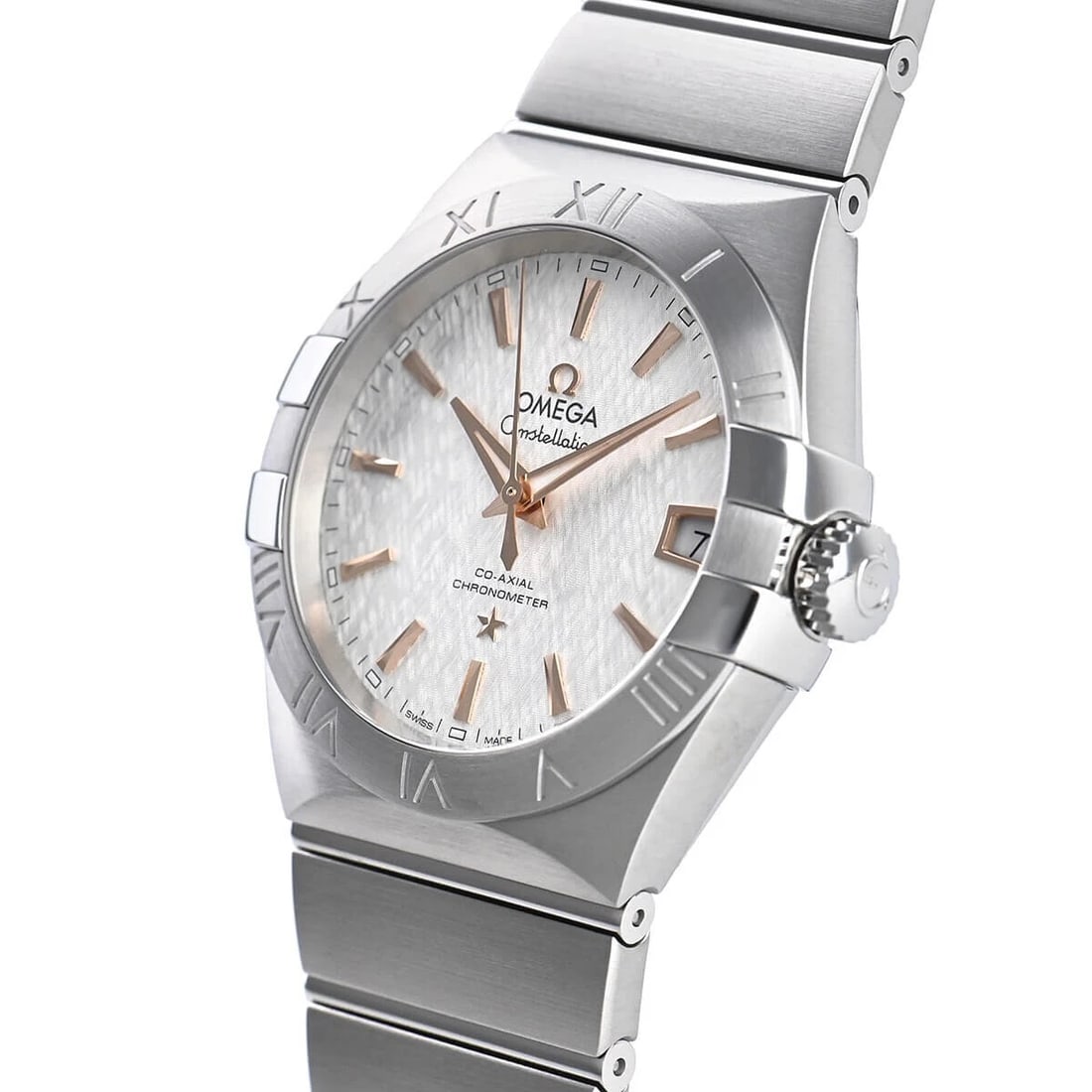 OMEGA CONSTELLATION CO-AXIAL CHRONOMETER WATCH: Omega Constellation Co-Axial Chronometer Watch Brand: OMEGA Type/Style: Wristwatch Material: SS Color: Dial Color white Size: Case Size: 38mm Accessories: None Accessories Notice: When purchasing
