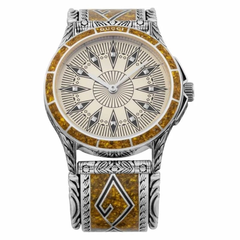 GUCCI G TIMELESS WATCH: Gucci G Timeless Watch Brand: Gucci Type/Style: Wristwatch Material: SS Color: Dial Color gold Size: Case diameter: 38?39?9.5(mm), 143(g) Accessories: None Accessories Notice: When purchas