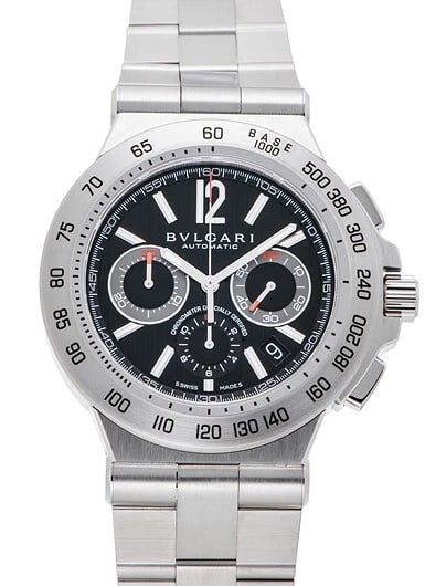 BVLGARI DIAGONO PROFESSIONAL TERRA BLACK NEW WATCH (1 of 2)