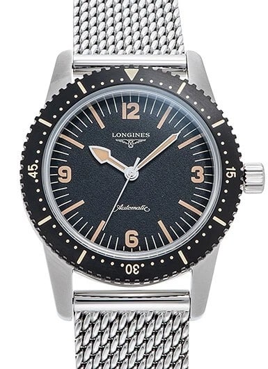 LONGINES HERITAGE SKIN DIVER BLACK NEW WATCH: Longines Heritage Skin Diver Black New Watch Brand: Longines Type/Style: Wristwatch Material: SS Color: Dial Color black Size: Case Size: 42mm Accessories: None Accessories Notice: When pu