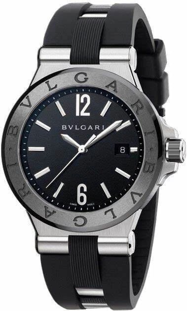 BVLGARI DIAGONO CERAMIC WATCH: BVLGARI Diagono Ceramic Watch Brand: Bvlgari Type/Style: Wristwatch Material: SS Color: Dial Color Black Size: Case Size: 42mm Accessories: None Accessories Notice: When purchasing pre-owned goods,