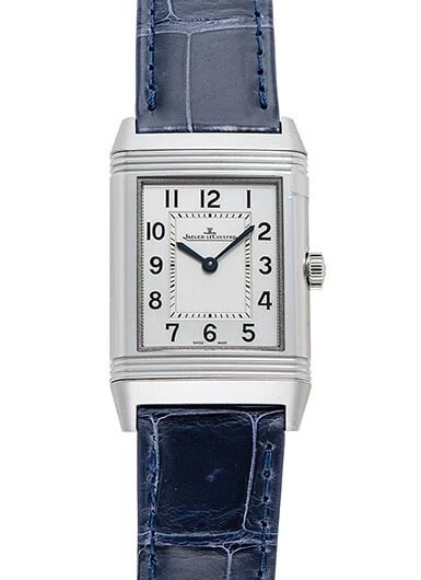 JAEGER-LECOULTRE REVERSO CLASSIC MEDIUM SLIM SILVER NEW WATCH: Jaeger-LeCoultre Reverso Classic Medium Slim Silver New Watch Brand: Jaeger-LeCoultre Type/Style: Wristwatch Material: SS Color: Dial Color Silver Size: Case diameter 40.1mm x 24.4mm Accessories: