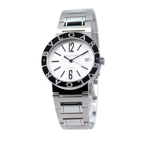 BVLGARI BVLGARI BVLGARI WHITE AUTOMATIC MEN'S WATCH (1 of 3)