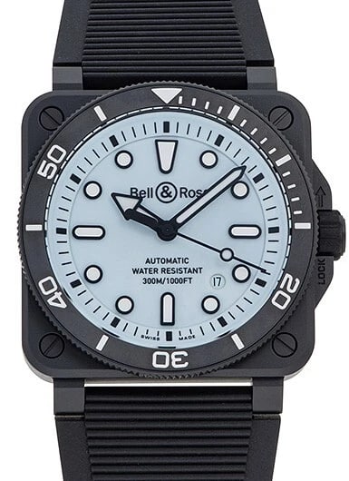 BELL & ROSS BR DIVER FULL RAM BLUE NEW WATCH: Bell & Ross BR Diver Full Ram Blue New Watch Brand: Bell & Ross Type/Style: Wristwatch Material: Material CE Color: Dial Color Blue Size: Case Size: 42mm Accessories: None Accessories Notice: When