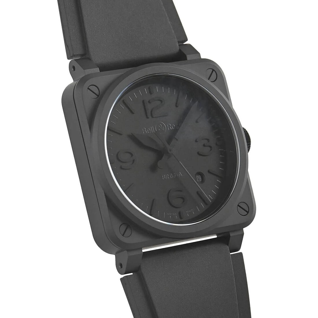 BELL & ROSS BR PHANTOM WATCH: Bell & Ross BR PHANTOM Watch Brand: Bell & Ross Type/Style: Wristwatch Material: ceramic Color: Dial Color Black Size: Case Size: 41mm Accessories: None Accessories Notice: When purchasing