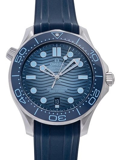 OMEGA SEAMASTER DIVER SUMMER BLUE NEW WATCH (1 of 4)