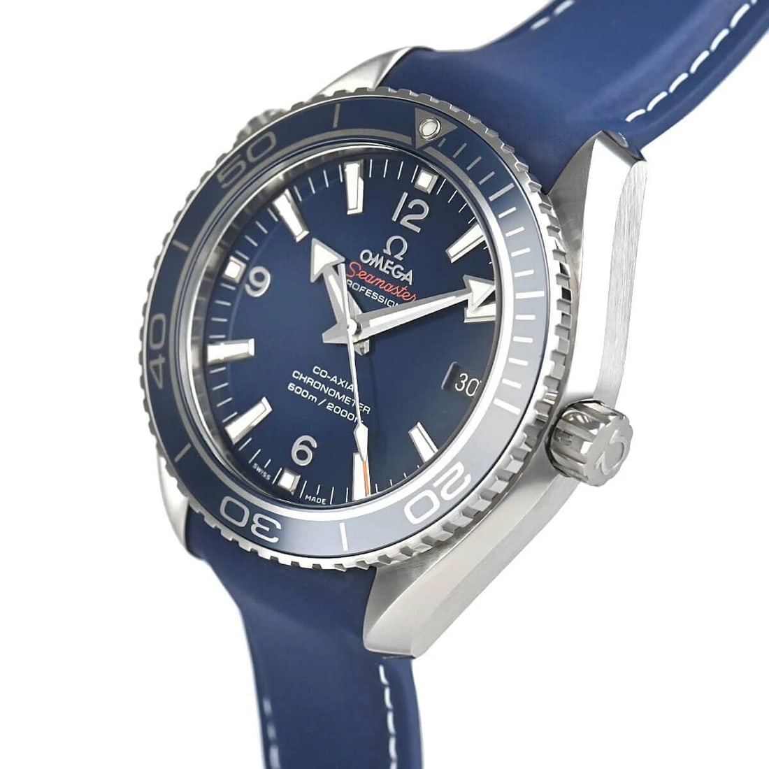OMEGA SEAMASTER PLANET OCEAN WATCH: Omega Seamaster Planet Ocean Watch Brand: OMEGA Type/Style: Wristwatch Material: Titanium Color: Dial Color Blue Size: Case Size: 42mm Accessories: None Accessories Notice: When purchasing pre-owned