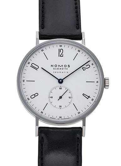 NOMOS TANGENTE NEOMATIK WHITE NEW WATCH: Nomos Tangente Neomatik White New Watch Brand: NOMOS Type/Style: Wristwatch Material: ss leather Color: Dial Color Silver Size: Case Size: 38.5mm Accessories: None Accessories Notice: When