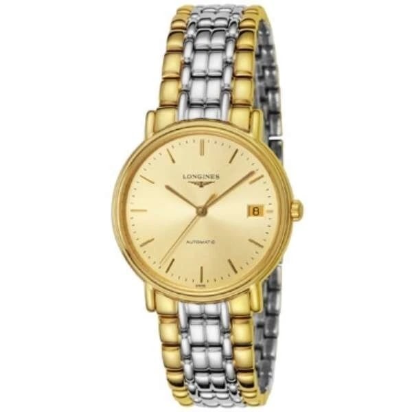 LONGINES PRESENCE WATCH: Longines Presence Watch Brand: Longines Type/Style: Wristwatch Material: Case Stainless steel/Stainless steel (Yellow gold PVD) Color: Dial Color gold Size: Case Size: 34.5mm Accessories: None