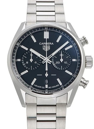 TAG HEUER CARRERA CHRONOGRAPH CALIBRE HEUER BLACK NEW WATCH: TAG Heuer Carrera Chronograph Calibre Heuer Black New Watch Brand: TAG Heuer Type/Style: Wristwatch Material: SS Color: Dial Color Black Size: Case Size: 42mm Accessories: None Accessories