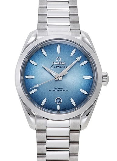 OMEGA SEAMASTER AQUA TERRA CO-AXIAL MASTER CHRONOMETER WATCH: Omega Seamaster Aqua Terra Co-Axial Master Chronometer Watch Brand: OMEGA Type/Style: Wristwatch Material: SS Color: Dial Color Blue Size: Case Size: 38mm Accessories: None Accessories Notice: When
