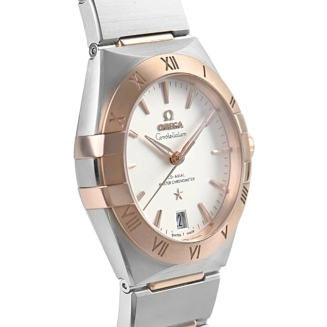 OMEGA CONSTELLATION CO-AXIAL MASTER CHRONOMETER WATCH: OMEGA Constellation Co-Axial Master Chronometer Watch Brand: OMEGA Type/Style: Wristwatch Material: SS + Rose Gold Color: Dial Color Opaline White Size: Case Size: 36mm Accessories: None A