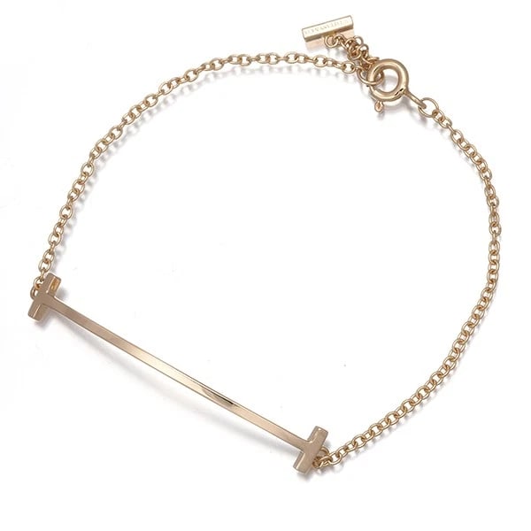TIFFANY&CO. BRACELET 18K 750 ROSE GOLD: Tiffany&Co. Bracelet 18K 750 Rose Gold Brand: Tiffany & Co. Type/Style: Bracelet Material: 18K 750 Rose Gold Color: Rose Gold Size: Inner circumference: 15cm Design width: 5.5mm Accessories: None