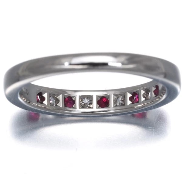 TIFFANY&CO. RING RUBY DIAMOND 950 PLATINUM - 5
