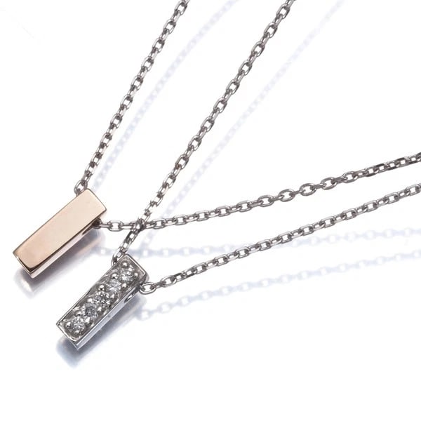 VENDOME NECKLACE DIAMOND 18K RG/18K 750 WHITE GOLD/PT 900: VENDOME Necklace Diamond 18K RG/18K 750 White Gold/Pt 900 Brand: VENDOME Type/Style: Necklace Material: 18K RG/18K 750 White Gold/Pt 900, Main Stone/Creation Natural Color: none Size: Necklace