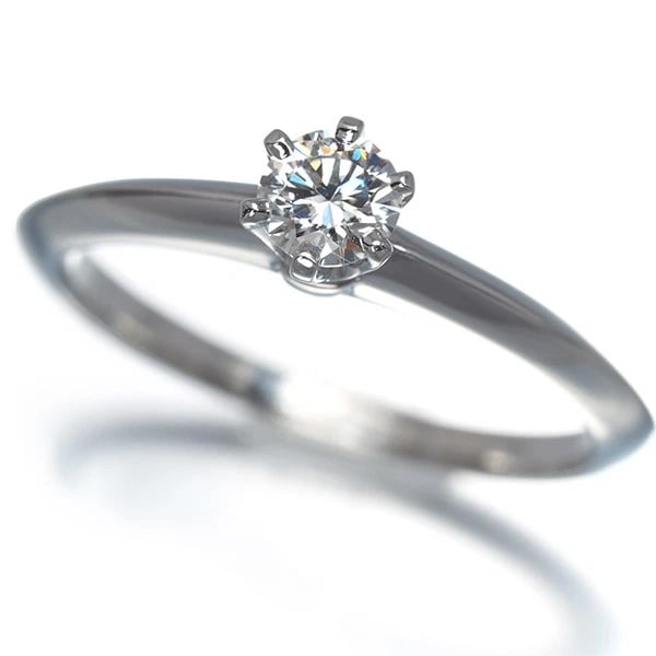 TIFFANY&CO. RING DIAMOND 950 PLATINUM: Tiffany&Co. Ring Diamond 950 Platinum Brand: Tiffany & Co. Type/Style: Ring Material: 950 Platinum, Main Stone/Creation Natural Color: silver Size: US 6-6.25 Accessories: None Accessories Notice: