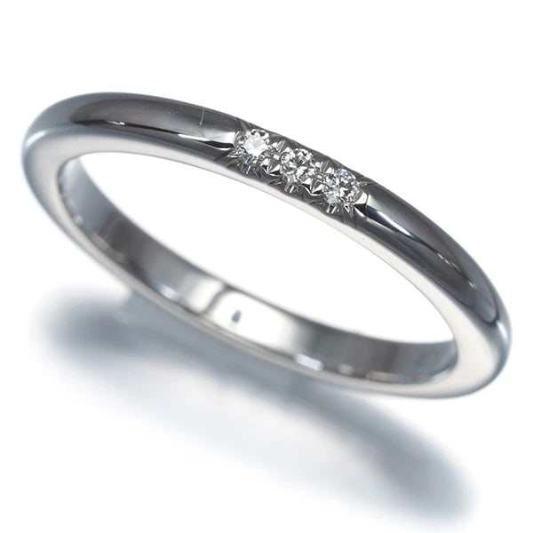 TIFFANY&CO. RING DIAMOND FOREVER PT 950: Tiffany&Co. Ring Diamond Forever Pt 950 Brand: Tiffany & Co. Type/Style: Ring Material: Pt 950, Main Stone/Creation Natural Color: silver Size: US 4 Accessories: None Accessories Notice: W