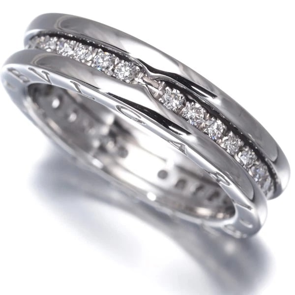 BVLGARI RING DIAMOND B.ZERO1 18K 750 WHITE GOLD: BVLGARI Ring Diamond B.Zero1 18K 750 White Gold Brand: BVLGARI Type/Style: Ring Material: 18K/ 750 /White Gold, Main Stone/Creation Natural Color: WHITE GOLD Size: US 6 - 6.25 Accessories: None