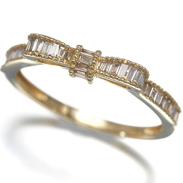 GSTV RING DIAMOND 18K 750 YELLOW GOLD (1 of 3)