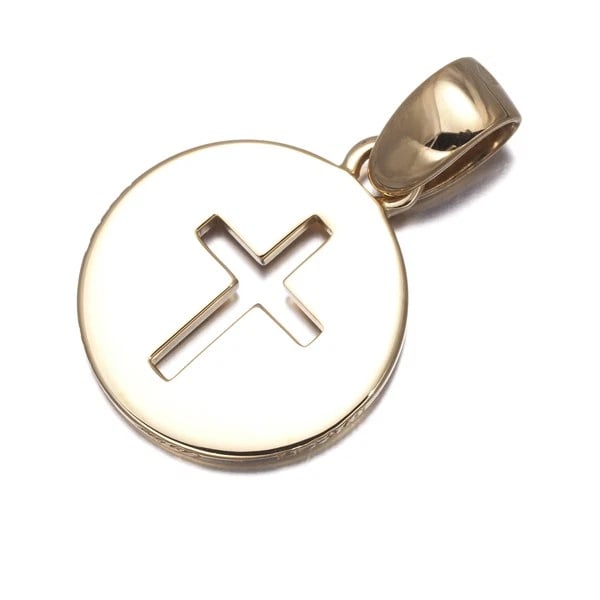 CARTIER PENDANT CROSS 18K 750 YELLOW GOLD: Cartier Pendant Cross 18K 750 Yellow Gold Brand: Cartier Type/Style: Pendant Material: 18K 750 Yellow Gold Color: Yellow Size: Design Size: Diameter Approximately 16.3mm Total length of the pendant in