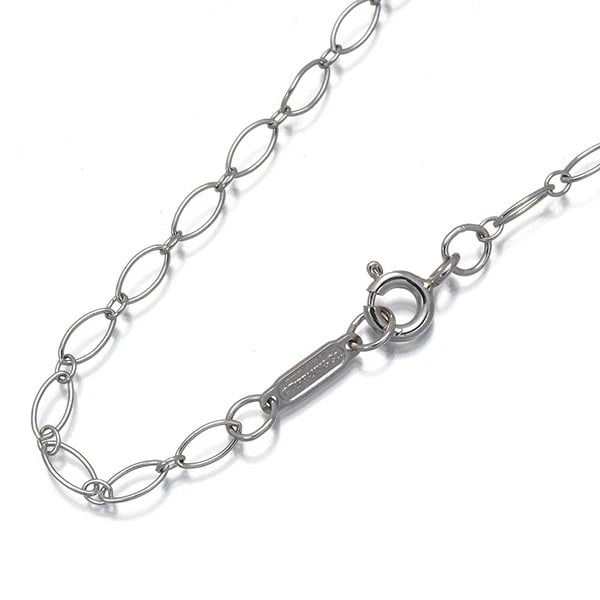 TIFFANY&CO. CHAIN NECKLACE 18K 750 WHITE GOLD (1 of 2)