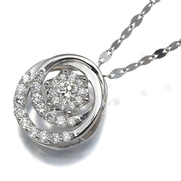 ESTELLE NECKLACE DIAMOND 900 850 PLATINUM (1 of 3)