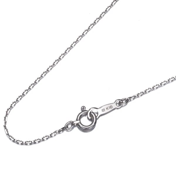 MIKIMOTO CHAIN NECKLACE 18K 750 WHITE GOLD (1 of 2)