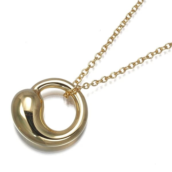 TIFFANY&CO. NECKLACE 18K 750 YELLOW GOLD: Tiffany&Co. Necklace 18K 750 Yellow Gold Brand: Tiffany & Co. Type/Style: Necklace Material: 18K 750 Yellow Gold Color: Yellow Size: Necklace length: 40cm Pendant size: 12.8 x 11.6mm Accessories: