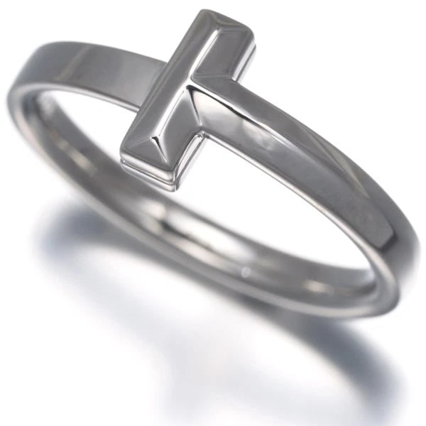 TIFFANY&CO. RING 18K 750 WHITE GOLD: Tiffany&Co. Ring 18K 750 White Gold Brand: Tiffany & Co. Type/Style: Ring Material: 18K 750 White Gold Color: White Size: US 5.75-6 Accessories: None Accessories Notice: When purchasing pr