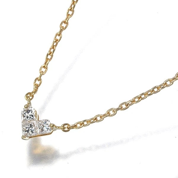 STAR JEWELRY NECKLACE DIAMOND HEART 18K YG: STAR JEWELRY Necklace Diamond Heart 18K YG Brand: STAR JEWELRY Type/Style: Necklace Material: 18K / 750 / Yellow Gold, Main Stone/Creation Natural Color: Yellow Size: Necklace length: 38 - 41cm Pendan