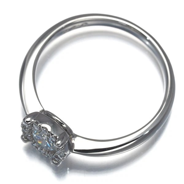 DIAMOND RING 900 PLATINUM - 3