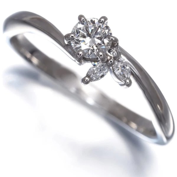 NIWAKA RING DIAMOND 950 PLATINUM: NIWAKA Ring Diamond 950 Platinum Brand: NIWAKA Type/Style: Ring Material: 950 / Platinum, Main Stone/Creation NATURAL Color: SILVER Size: US 6.75 - 7 Accessories: None Accessories Notice: When