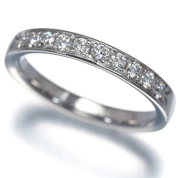 RING DIAMOND HALF ETERNITY 950 PLATINUM (1 of 3)