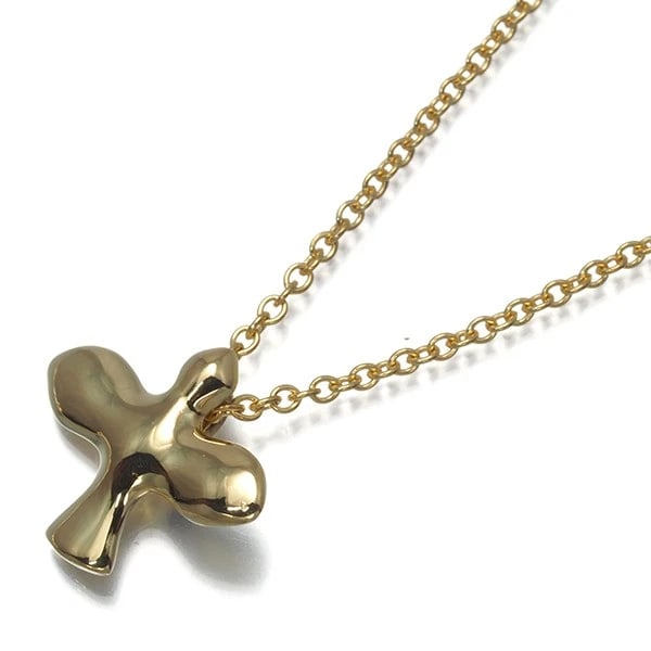 TIFFANY&CO. NECKLACE 18K 750 YELLOW GOLD: Tiffany&Co. Necklace 18K 750 Yellow Gold Brand: Tiffany & Co. Type/Style: Necklace Material: 18K / 750 / Yellow Gold Color: Yellow Size: Necklace length: 41cm Pendant size: 10.0 x 11.5mm Accessories: