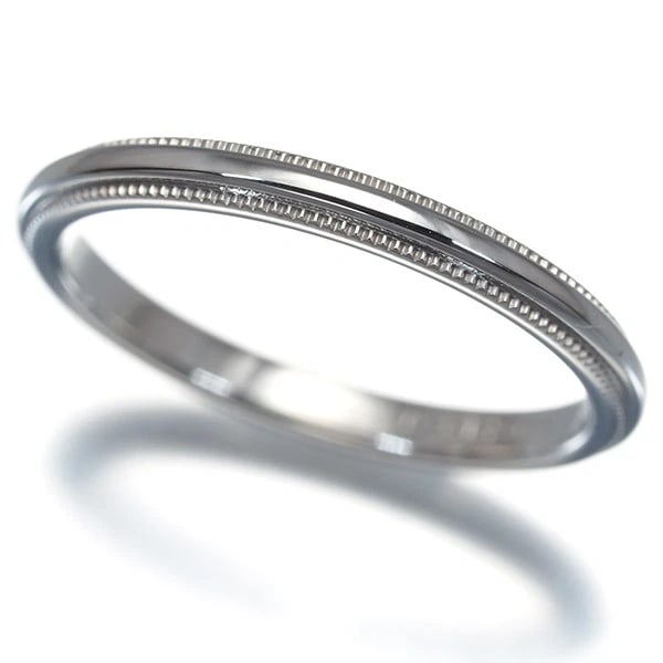 TIFFANY&CO. RING TOGETHER 950 PLATINUM: Tiffany&Co. Ring Together 950 Platinum Brand: Tiffany & Co. Type/Style: Ring Material: 950 Platinum Color: silver Size: US 5.25-5.5 Accessories: None Accessories Notice: When purchasing pr