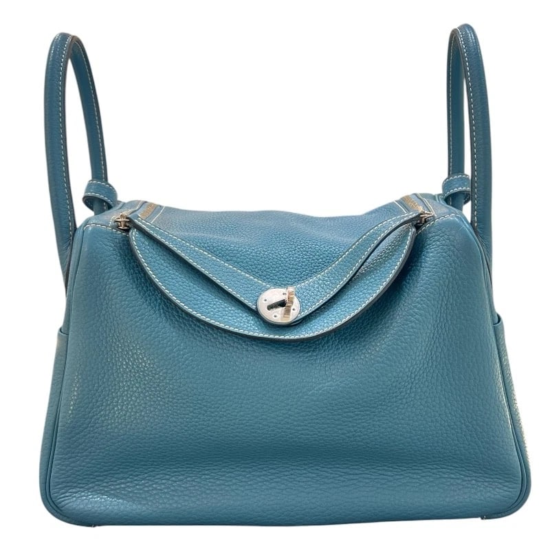 HERMES LINDY SHOULDER BAG: HERMES Lindy Shoulder Bag Brand: HERMES Type/Style: Shoulder Bag Material: Taurillon Clece Color: Blue Gene SilverHardware Size: W11.8 x H7.5x D5.7inch Accessories: None Accessories Notice: When