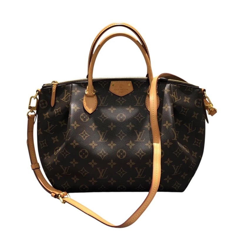 LOUIS VUITTON TUREN MM SHOULDER BAG: LOUIS VUITTON Turen MM Shoulder Bag Brand: LOUIS VUITTON Type/Style: Shoulder Bag Material: Monogram canvas Color: Brown Size: W15.7 x H10.6x D5.9inch Accessories: None Accessories Notice: When