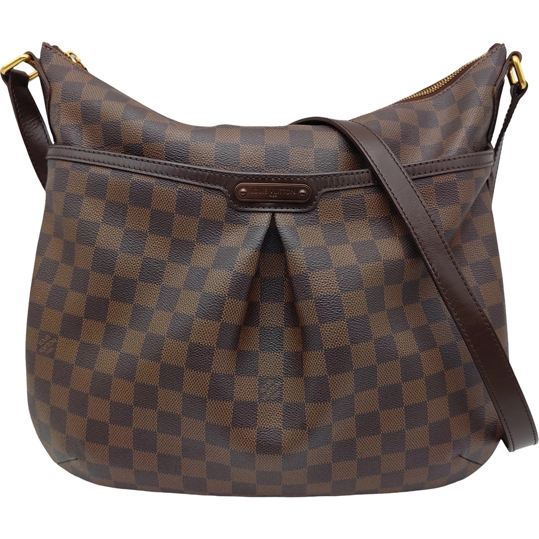 LOUIS VUITTON BLOOMSBURY SHOULDER BAG: LOUIS VUITTON Bloomsbury Shoulder Bag Brand: LOUIS VUITTON Type/Style: Shoulder Bag Material: Damier Color: Brown Size: W13.8 x H12.6x D1.2inch Accessories: None Accessories Notice: When purchasing