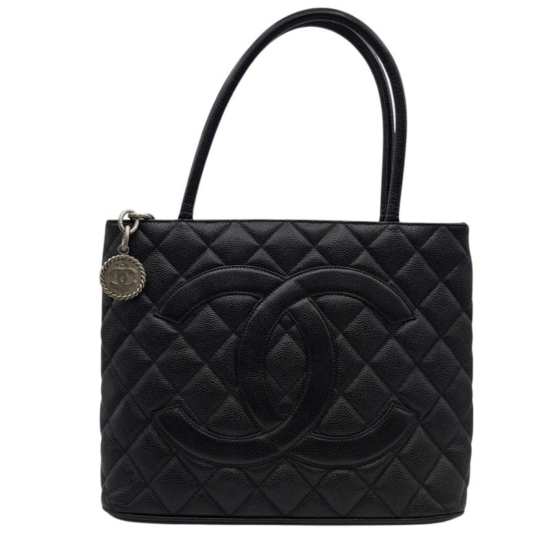 CHANEL STANDARD TOTE BAG: CHANEL Standard Tote Bag Brand: CHANEL Type/Style: Tote Bag Material: Caviar skin Color: black Size: W11.8 x H9.8x D6.3inch Accessories: None Accessories Notice: When purchasing pre-owned goods,