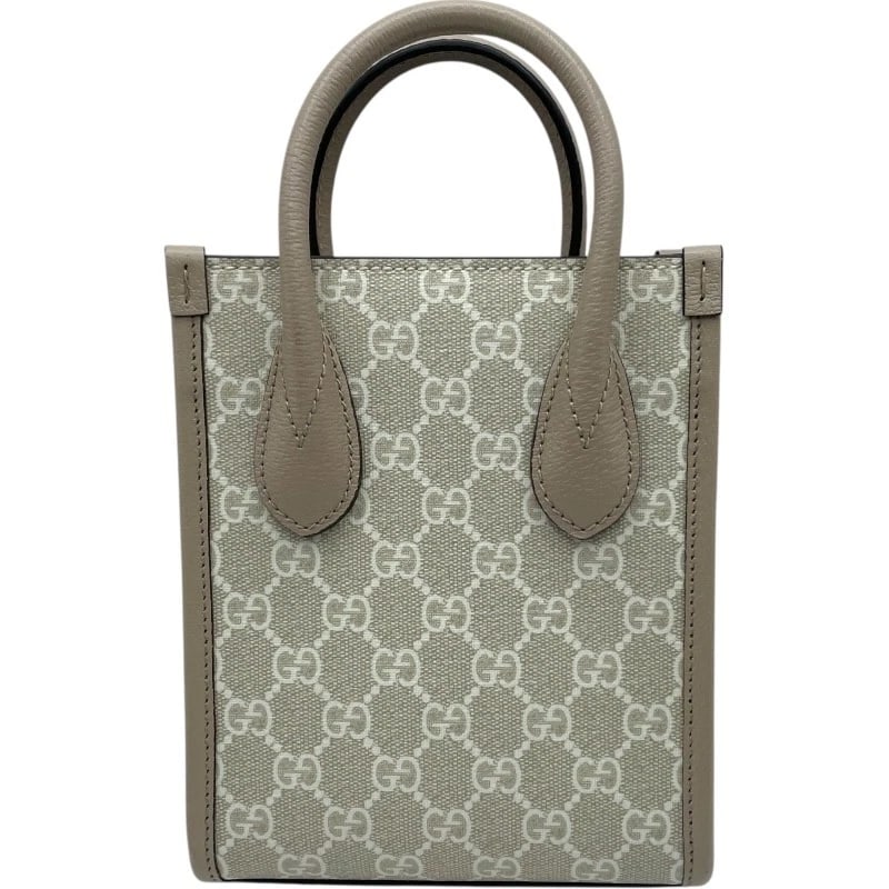 GUCCI INTERLOCKING G MINI TOTE SHOULDER BAG - 2