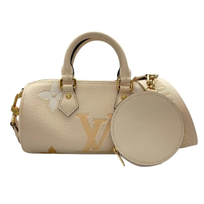 LOUIS VUITTON PAPILLON BB SHOULDER BAG: LOUIS VUITTON Papillon BB Shoulder Bag Brand: LOUIS VUITTON Type/Style: Shoulder Bag Material: Monogram ? An plant Color: Beige Gold Hardware Size: W7.9 x H4.3x D4.3inch Accessories: None