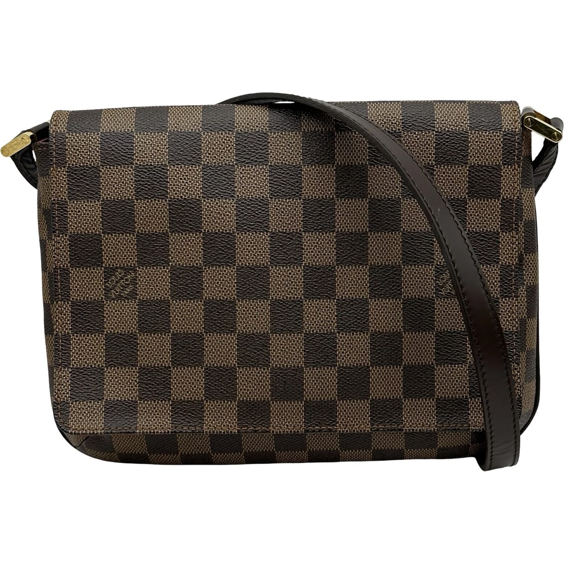 LOUIS VUITTON MUSETTE TANGO LONG SHOULDER BAG: LOUIS VUITTON Musette Tango Long Shoulder Bag Brand: LOUIS VUITTON Type/Style: Shoulder Bag Material: Damier Color: Brown Size: W10.2 x H7.9x D1.6inch Accessories: None Accessories Notice: When