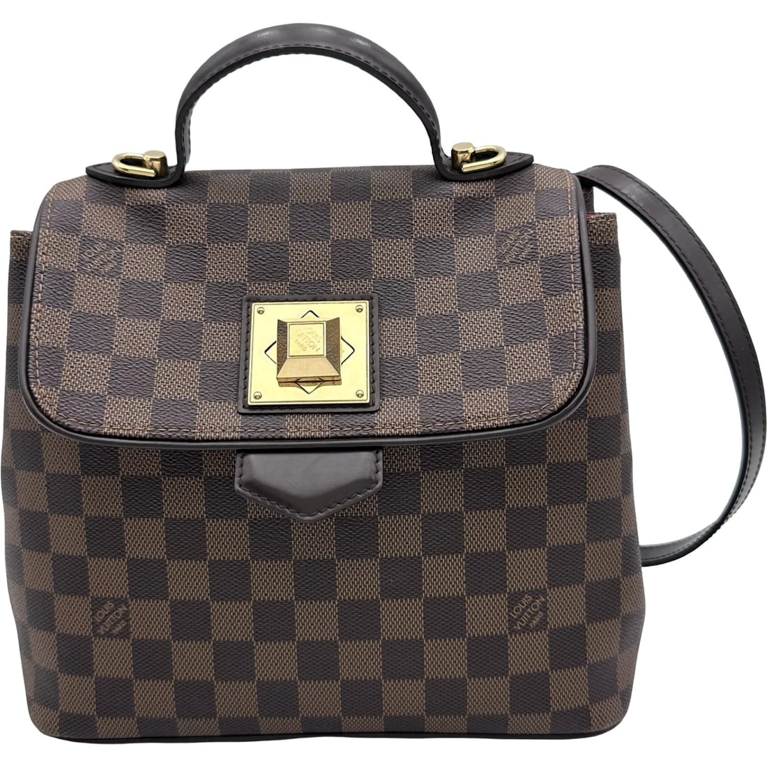 LOUIS VUITTON BERGAMO PM SHOULDER BAG: LOUIS VUITTON Bergamo PM Shoulder Bag Brand: LOUIS VUITTON Type/Style: Shoulder Bag Material: Damier canvas Color: Brown Size: W25cm x H21cmx D17cmW9.8 x H8.3x D6.7inch Accessories: None A