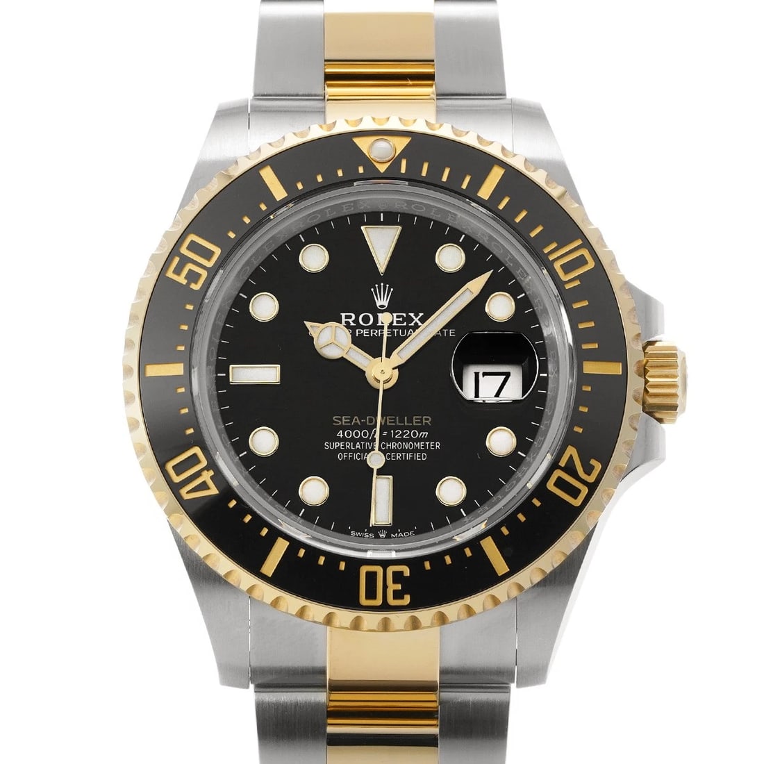 ROLEX SEA-DWELLER BLACK WATCH: ROLEX Sea-Dweller Black Watch Brand: ROLEX Type/Style: Wristwatch Material: Band Material Stainless steel/Yellow Gold, Case Material Stainless steel Color: Dial Color Black Size: ?Case? H/about 43mm